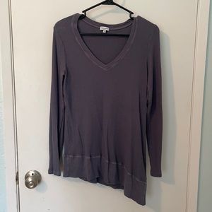 Splendid asymmetrical long sleeved tunic.